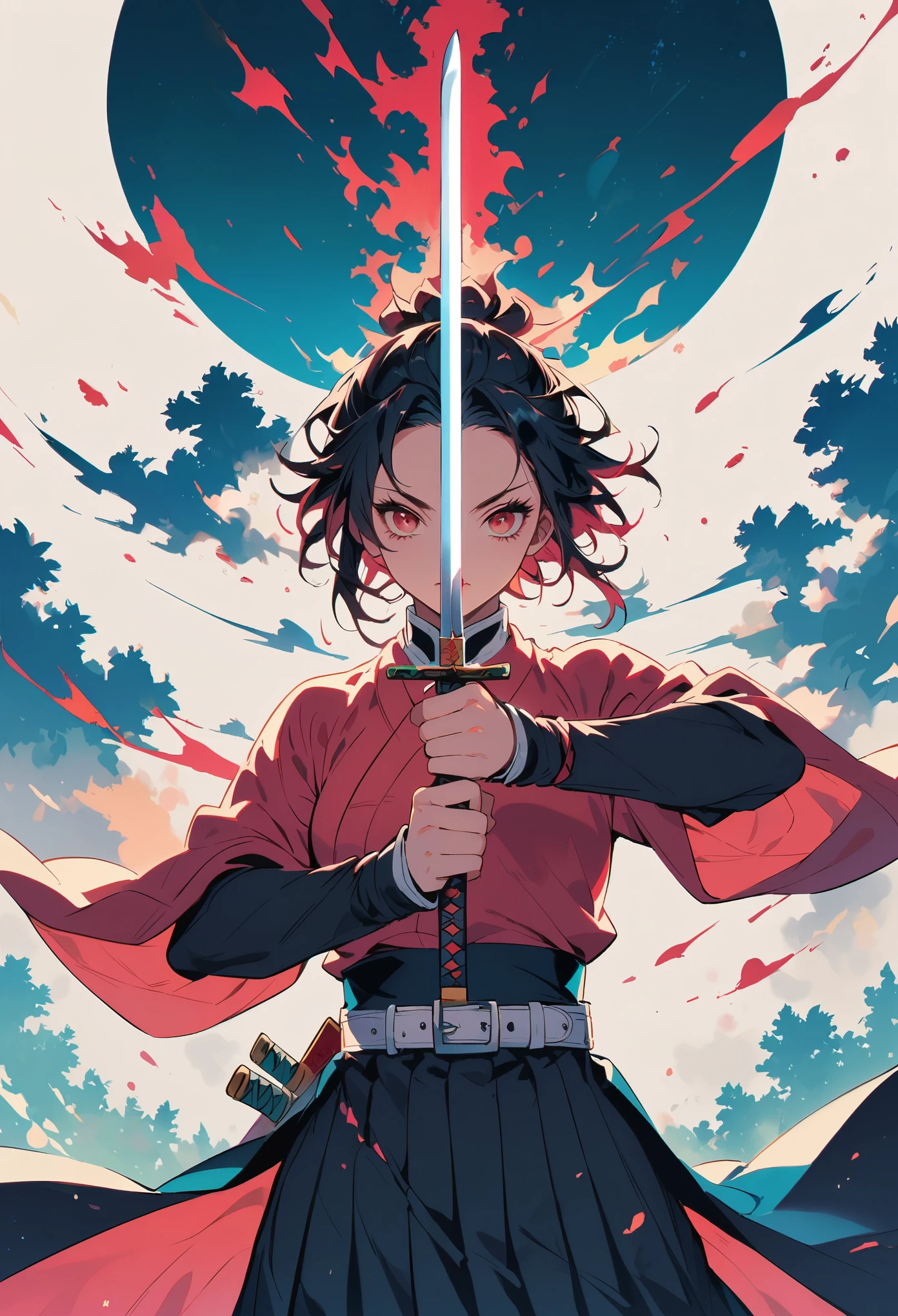 Tueur de démons: Kimetsu no Yaiba，Épée à deux mains