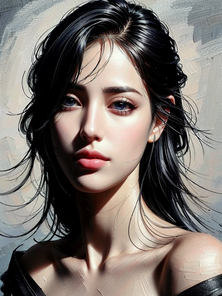 (best quality,4k,8k,highres,masterpiece:1.2),ultra-detailed,(realistic,photorealistic,photo-realistic:1.37),beautiful detailed eyes,beautiful detailed lips,extremely detailed eyes and face,longeyelashes,1girl,portrait,oil painting,bright color palette,natural light,relaxing background,lovely smile,elegant dress,flowers in hair,radiant skin,gentle breeze,peaceful atmosphere,subtle shadows,lush garden surroundings,harmonious composition,soft edges,dreamy ambiance,happiness and serenity.