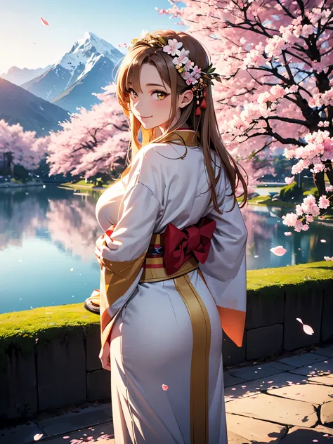 Asuna, masterpiece, best quality, detailed, (1 girl), alone, detailed golden eyes, long hair, permanent, Be close to the audienc...