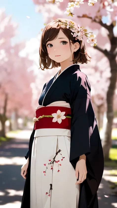 (kimono)、Japanese clothing、(highest quality,masterpiece:1.3,超A high resolution,),(Super detailed,caustics),(Photoreal:1.4,RAW sh...