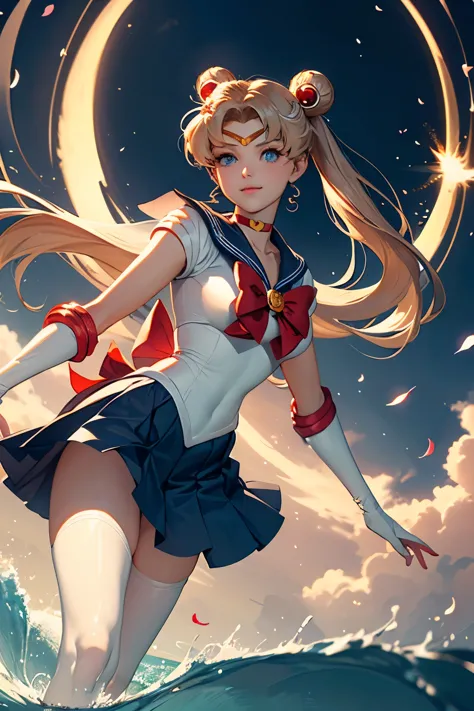 (((SEDUCTIVE SMILE,angle perspective from below, seeing from the perspective pantyhose, cameltoe vagina detailed,)))sailor moon,...