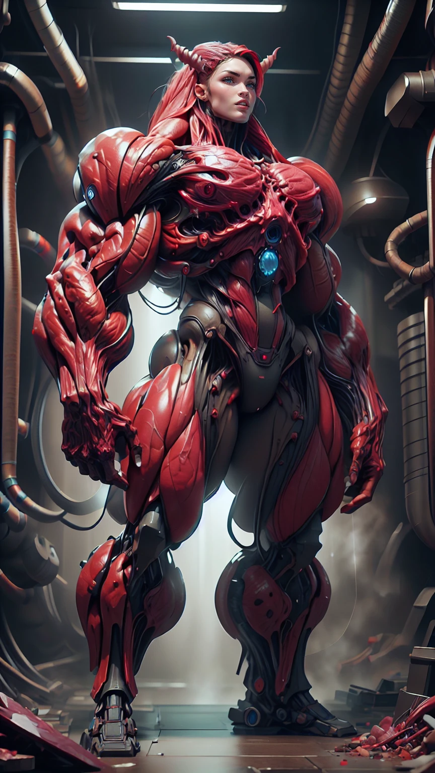 nsfw demonic flesh mecha suit 5