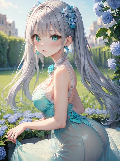 The arrival of spring、big butt、 (alone:1.5,)Super detailed,bright colors, very beautiful detailed anime face and eyes, look stra...