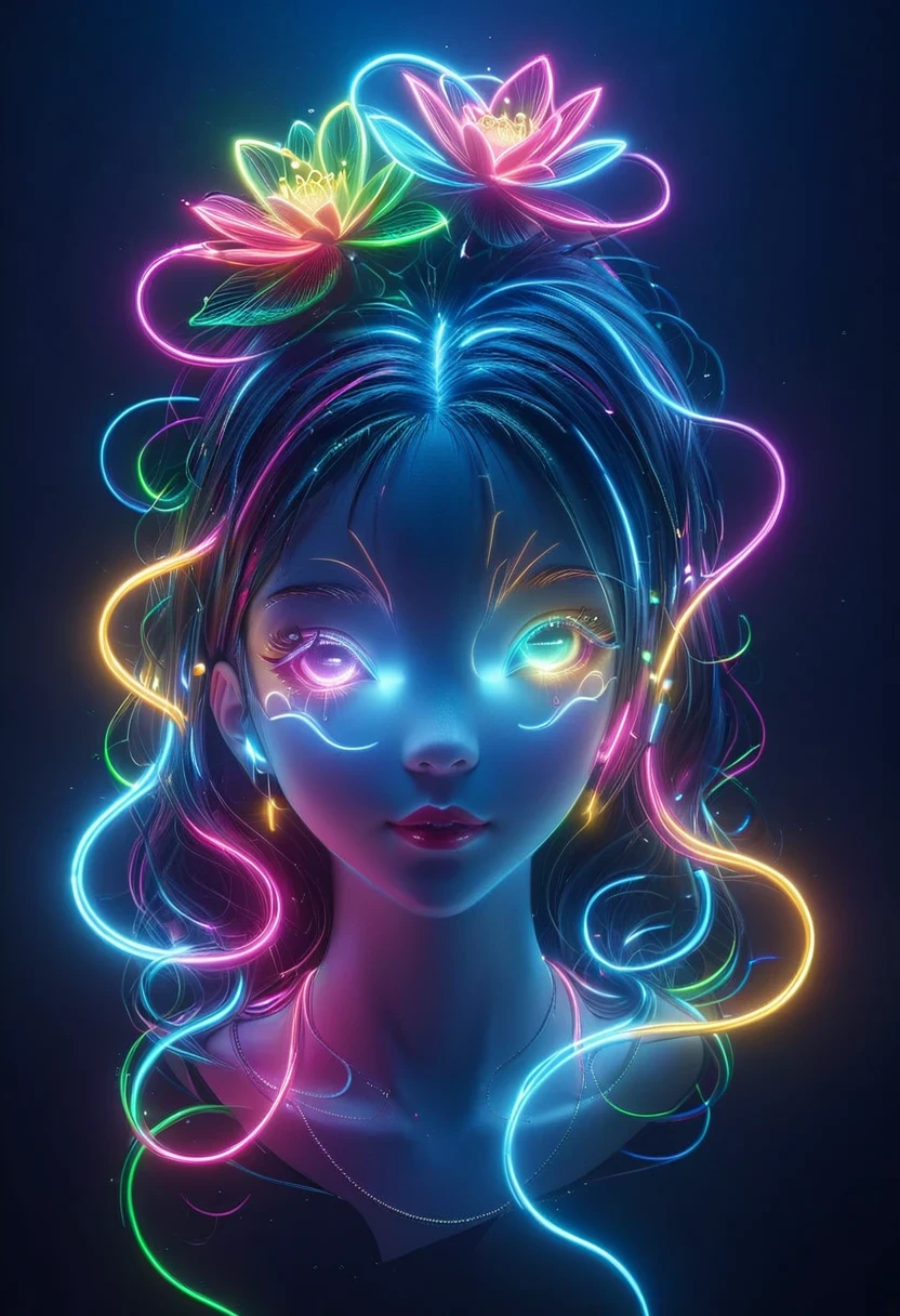 luzes de neon