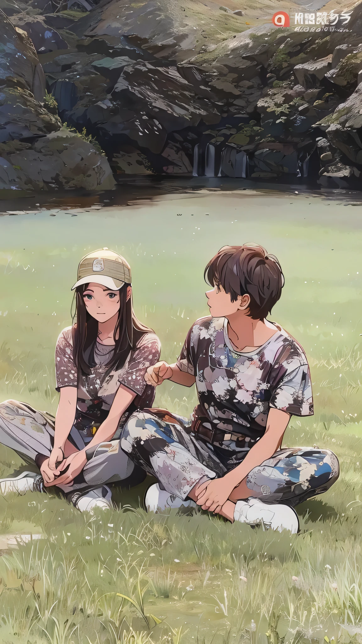 best details, best results,the background is very detailed, the background matches the example image, the background matches the example image, nothing has changed, the background remains consistent like the example image, nothing has changed, perfect results, best results, very detailed, anime style, male anime face and woman  