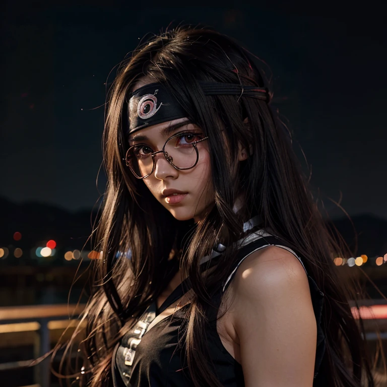 أنيمي girl with glasses and long hair, أنيمي visual of a cute girl, أنيمي style. 8 ك, pin on أنيمي, أنيمي vibes, أنيمي style 4 k, أنيمي moe artstyle, أنيمي aesthetic, أنيمي girl desktop background, أنيمي visuals, أنيمي girl with real hair, ethereal أنيمي, أنيمي girl with long hair, beautiful أنيمي portrait , أنيمي , ناروتو, ناروتو أنيمي, الشارينقان background, وقت الليل, مظلم , الشارينقان , wearing ناروتو headband  