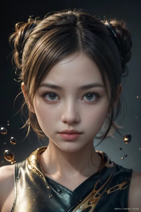 (high quality), (masterpiece), (detailed), 8k, hyper-realistic portrayal of a futuristic (1girl1.2), japanese character immersed...