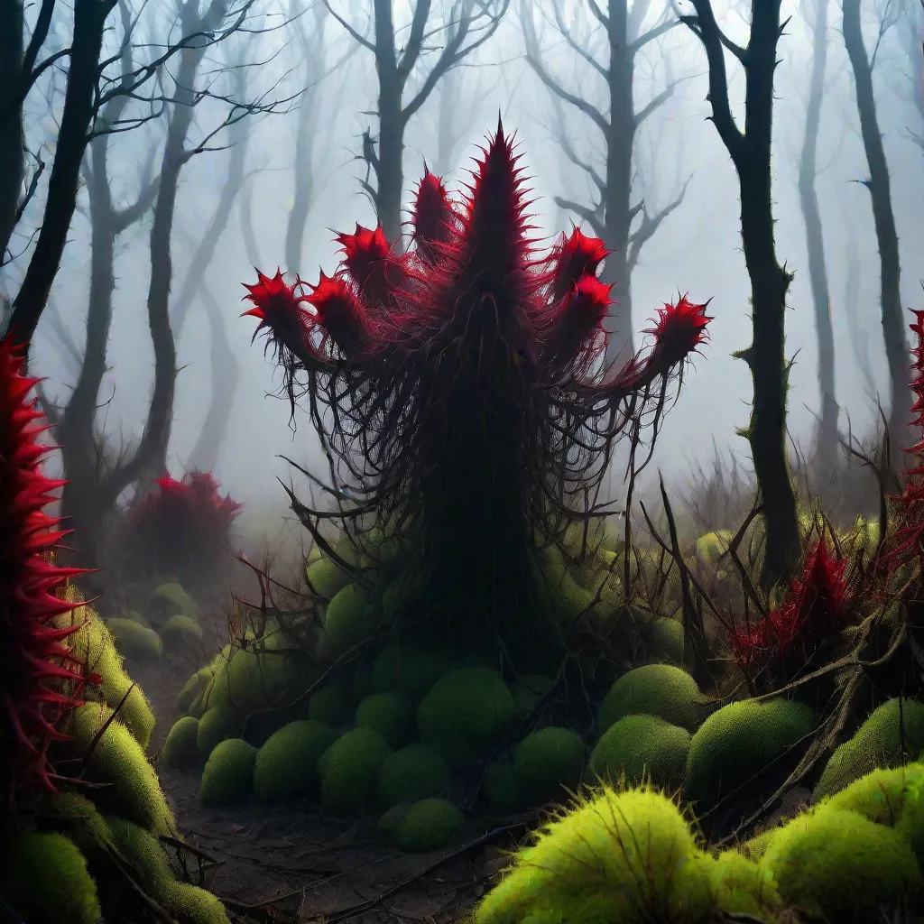 Bloody plants of horror forest10