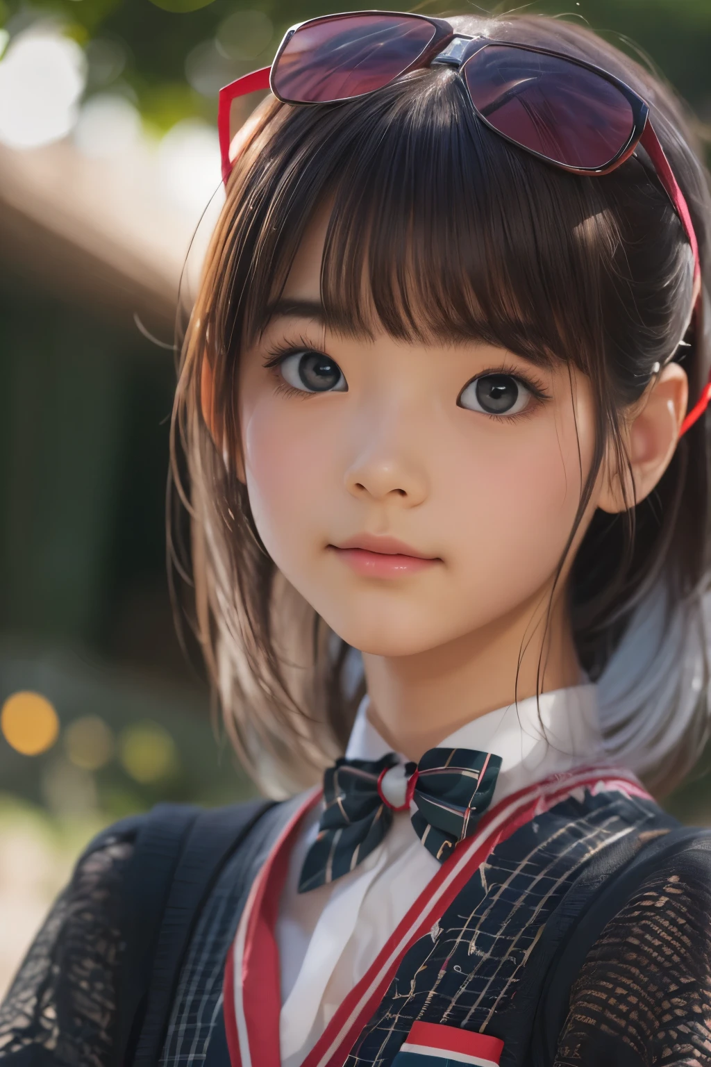 ((sfw: 1.4)),((detailed face, professional photography)), ((sfw, idol uniform , mic , stage, 1 Girl, flat chest)), Ultra High Resolution, (Realistic: 1.4), RAW Photo, Best Quality, (Photorealistic Stick), Focus, Soft Light, ((15 years old)), ((Japanese)), (( (young face))), (surface), (depth of field), masterpiece, (realistic), woman, bangs, ((1 girl))