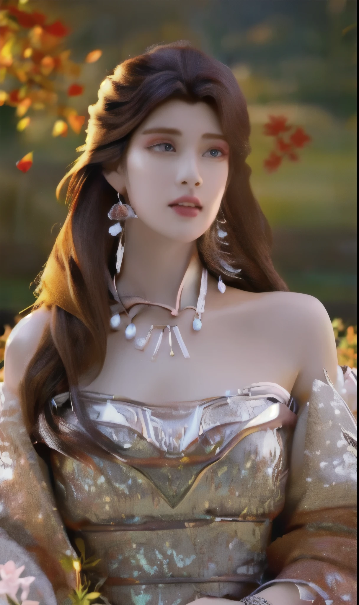 (,1girl, pov,best quality,masterpiece,  ) ,(((,night,  cherry blossoms, )))     ultra realistic 8k cg, flawless, clean, masterpiece, professional artwork, famous artwork, cinematic lighting, cinematic bloom, perfect face, beautiful face, fantasy, dreamlike, unreal, science fiction, luxury, jewelry, diamond, gold, pearl, gem, sapphire, ruby, emerald, intricate detail, delicate pattern, charming, alluring, seductive, erotic, enchanting, hair ornament, necklace, earrings, bracelet, armlet,halo,autumn leaves,