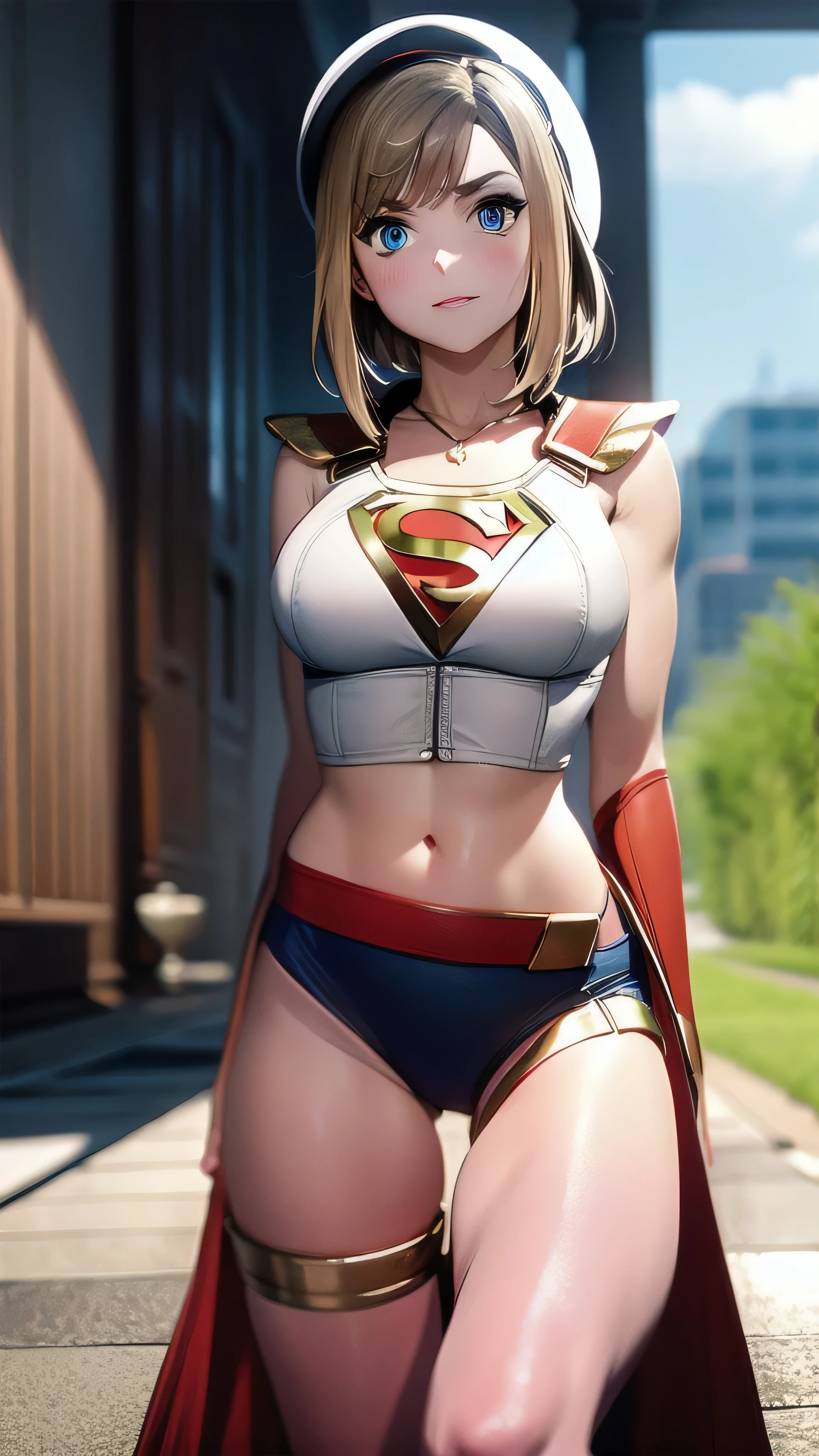 1 garota, Ryza, AtelierRyza, Roupa Supergirl, boina