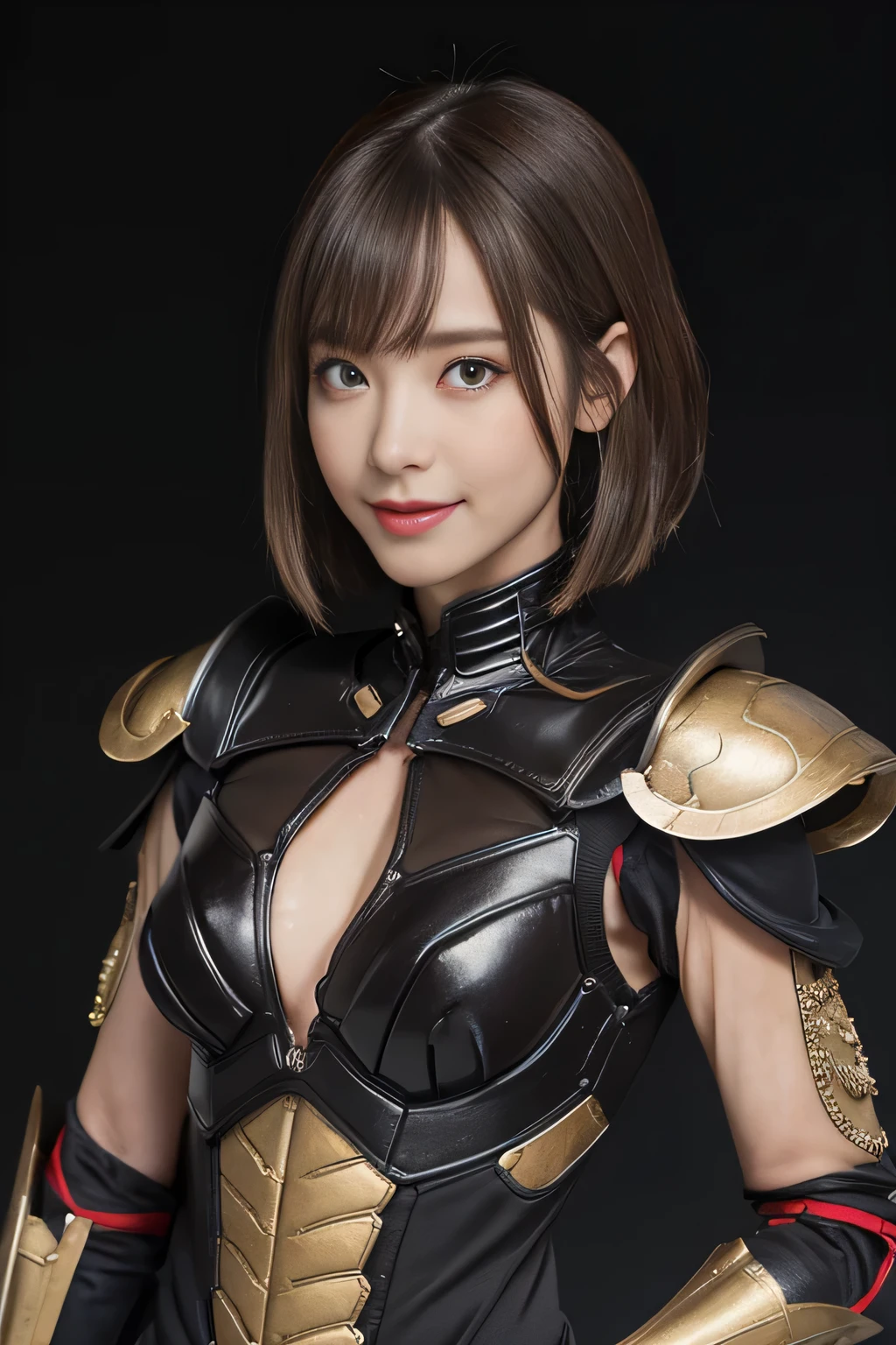 (high resolution,masterpiece,best quality,extremely detailed CG, anime, official art:1.4), realistic, photo, amazing fine details, all intricate, gloss and shiny,awesome many layers, 8k wall paper, 3d, sketch, kawaii, illustration,( solo:1.4), perfect female proportion,villainess, (fusion of dark brown cockroach and lady:1.4), (brown cockroach form lady:1.2), (brown cockroach lady:1.2), (fusion:1.2), (solo:1.4), (evil smile:1.2), muscular, abs, (cockroach brown exoskeleton bio insect suit:1.4), (cockroach brown exoskeleton bio insect armor:1.2), (brown transparency cockroach wing:1.4), (brown cockroach antennae:1.3),