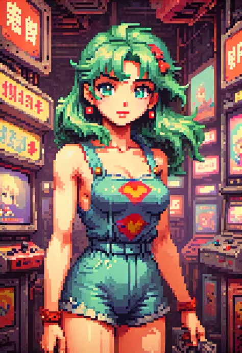 Retro Game, retro-style characters, (masterpiece, best quality, perfect composition, very aesthetic, absurdres, ultra-detailed, ...