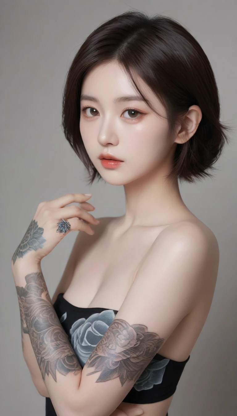 Mujer asiática arafed con un tatuaje de dragón en el brazo., de chica taiwanesa con tatuajes, hermosa parte superior del cuerpo realista, tatuaje temporal, fotografía de un tatuaje en la manga, tatuaje en el brazo, tatuajes orientales, tatuaje en el brazos, tatuaje en la parte superior del brazo, abajo el brazo izquierdo y la espalda, tatuajes y calcomanías de kanji, manga del tatuaje en su brazo derecho, estilo de tatuaje, Detallado realista hermoso
