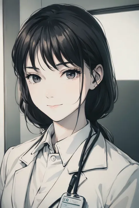 face, portrait, Asian　hospital　doctor