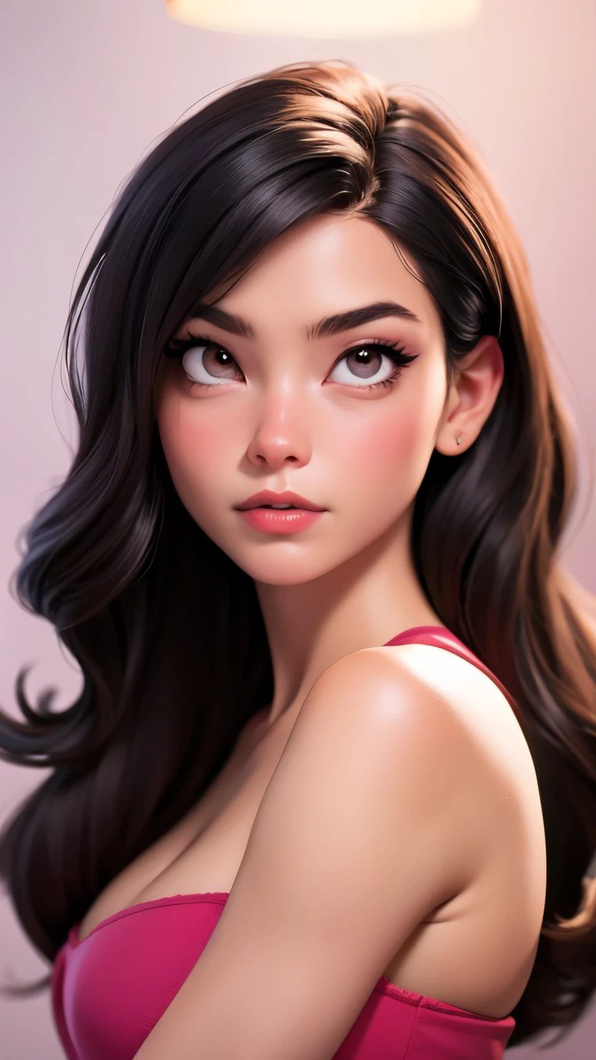 best qualityer, realisitic, 8K, high resolution, 1 girl, miss, (professional lighting), (portraite:0.6), (Covered with a towel，lie on your back on the bed), marvelous, Bblack hair, (shorth hair:1.2), (1 girl ), eyes locked，realisitic, (bokeh),SFW,calm expression，full body shot shot，View from the top
