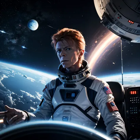 david bowie, major tom space station