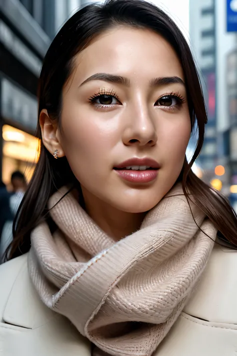 beautiful japanese actress,1 girl,debris flies,,Award-winning photo, very detailed, focus the eyes clearly, nose and mouth,face ...