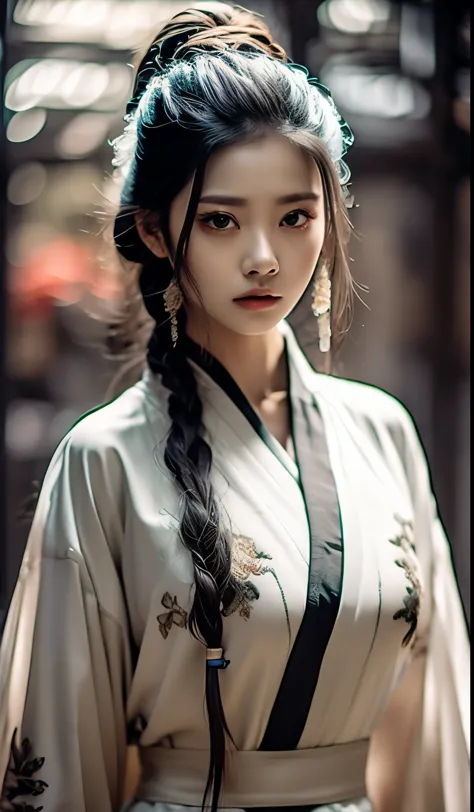 best quality, masterpiece, high resolution, wuxia 1girl, Chinese dress, super Beautiful face, super beautiful eye, Super beautif...