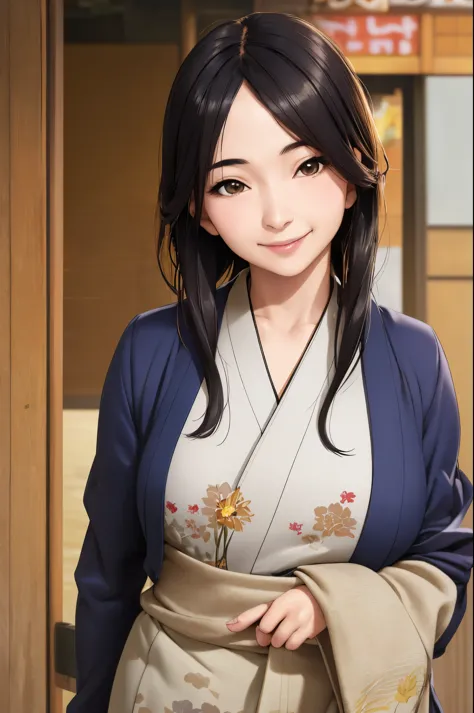 (urushisato:1.0), (this:1.0), smile, young and beautiful woman, highest quality, ultra high resolution, (realistic:1.4), tokyo f...
