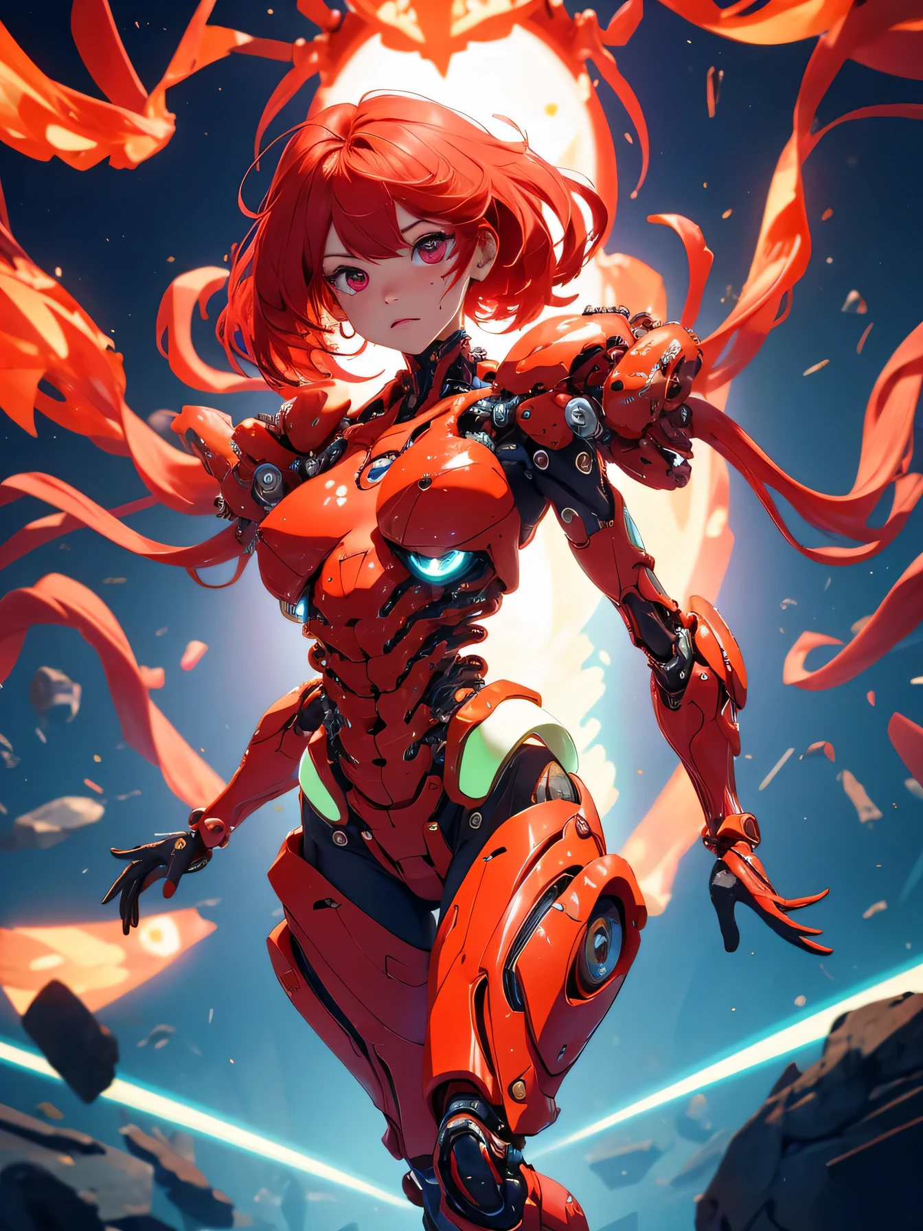 bright red image, full body, {{{Very beautiful world}}, {{{Very beautiful super nasty girl}, {{Super detail}}, {{Masterpiece}, {{{1 girl}, penetrating guts, overflowing, throwing out internal organs, super crazy madness, dynamic pose, super super bloody, super chaotic, {{biomechanical}}, large and small intestines hanging together, {{{girl with blown off internal organs} }, {{{Ultra photorealistic photos}}}}, {cute 1girl}, solo focus, Fresh colorful skin with dense shapes, Beautiful mechanical aliens, {{Girl-alien fusion}}, dynamic angles, cinematic lighting, soft lens flares, {{{Visceral landscape}}}, depth of field,