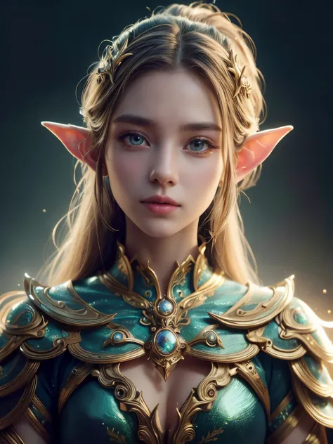 (best quality, 4k, high-resolution, masterpiece:1.2), ultra-detailed, realistic, radiant lighting, epoch elves, portraits, fanta...