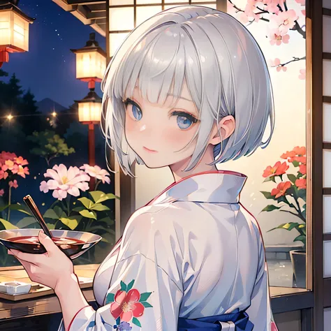 ((1girl,cute,japanese,young,short beautiful silver hair,pixie cut,blunt bangs,beautiful blue eyes)),
(solo),(japanese beautiful ...