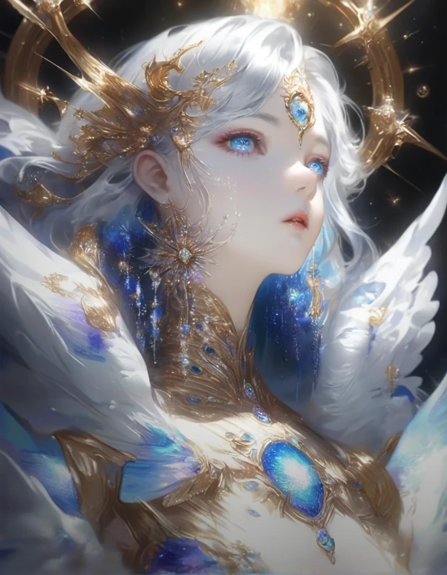 A girl with striking features is depicted in a breathtaking masterpiece inspired by the theme of StarSign. The artwork showcases the girl standing alone, emanating elegance and grace. Her mesmerizing beauty is defined by her beautiful detailed eyes, delicate nose, and enchanting lips. The artist ensures an ultra-detailed representation, capturing every intricate detail of the girl's face and long eyelashes.

The medium employed for this artwork is a high-resolution digital illustration, highlighting the intricate blending of colors and textures. The use of studio lighting adds depth and dimension, accentuating the girl's captivating aura. The artist expertly employs a photorealistic style, enhancing the realism of the portrayal.

The image quality is of the utmost importance, thus, the artwork is created with the highest level of precision and attention to detail. With the implementation of cutting-edge technology, the final output depicts an image of 4K resolution that showcases the artwork's magnificence and realism. The painting exhibits a vivid color palette, further enriching the visual experience.

The overall color tone of the artwork exudes a celestial aesthetic, mirroring the ethereal essence of the StarSign theme. The colors used contain hints of celestial hues such as deep blues, shimmering silvers, and glimmers of golden stardust. The interplay of light and shadow adds depth and mystique to the artwork, further emphasizing the enchanting nature of the StarSign motif.

In summary, this exquisite masterpiece encapsulates the mystic allure of the StarSign theme through the portrayal of a captivating girl. The artisan's attention to detail, masterful blending of colors, and implementation of high-quality techniques result in an awe-inspiring artwork that is sure to captivate the viewer.