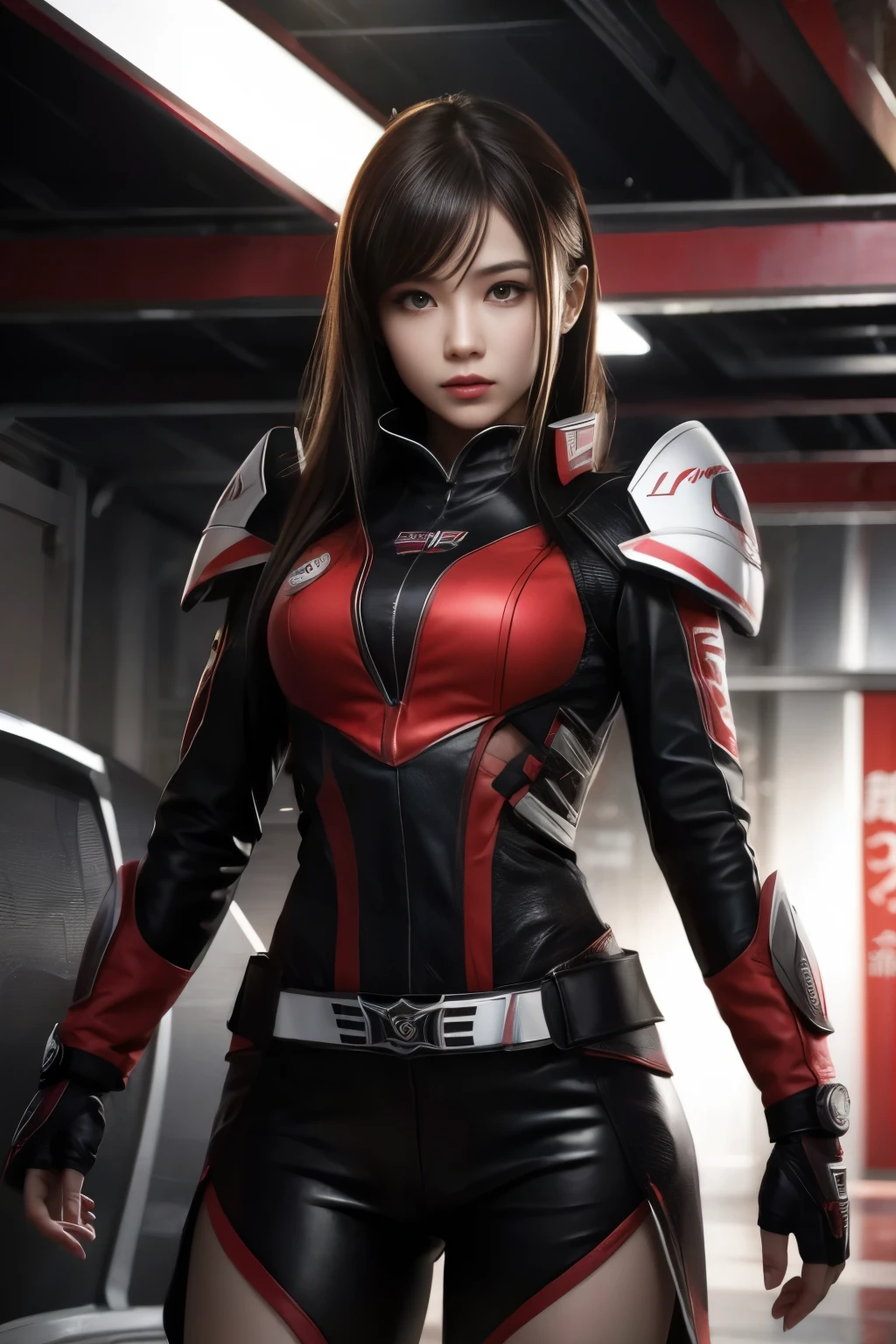 (high quality), (masterpiece), (detailed), 8K Hyper-realistic portrayal of Airspeed Ace Cloths, featuring a Japanese girl character adorned in futuristic attire, depicted with intricate detailing and lifelike precision in a futuristic setting.