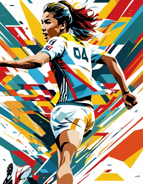 Vector Art ，vector art，Siqueira&#39;s work is dynamic，Works well with images surrounding athletes and sporting events。