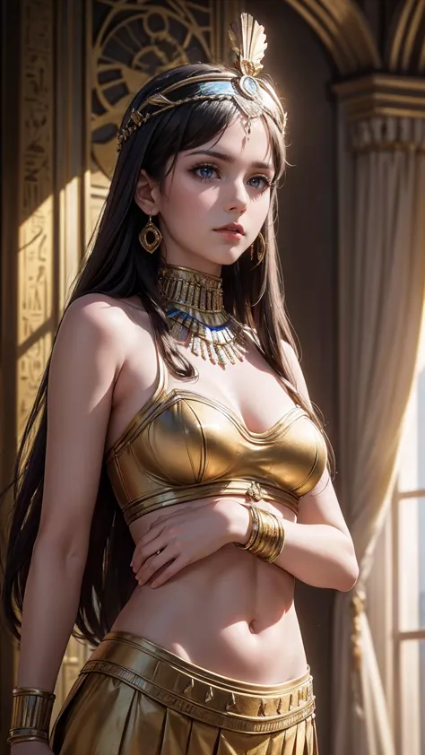 ((最high quality, 8K, masterpiece: 1.3, Ultra HD, high quality, 最high quality, High resolution, realism)) 、It&#39;s Cleopatra、Ins...