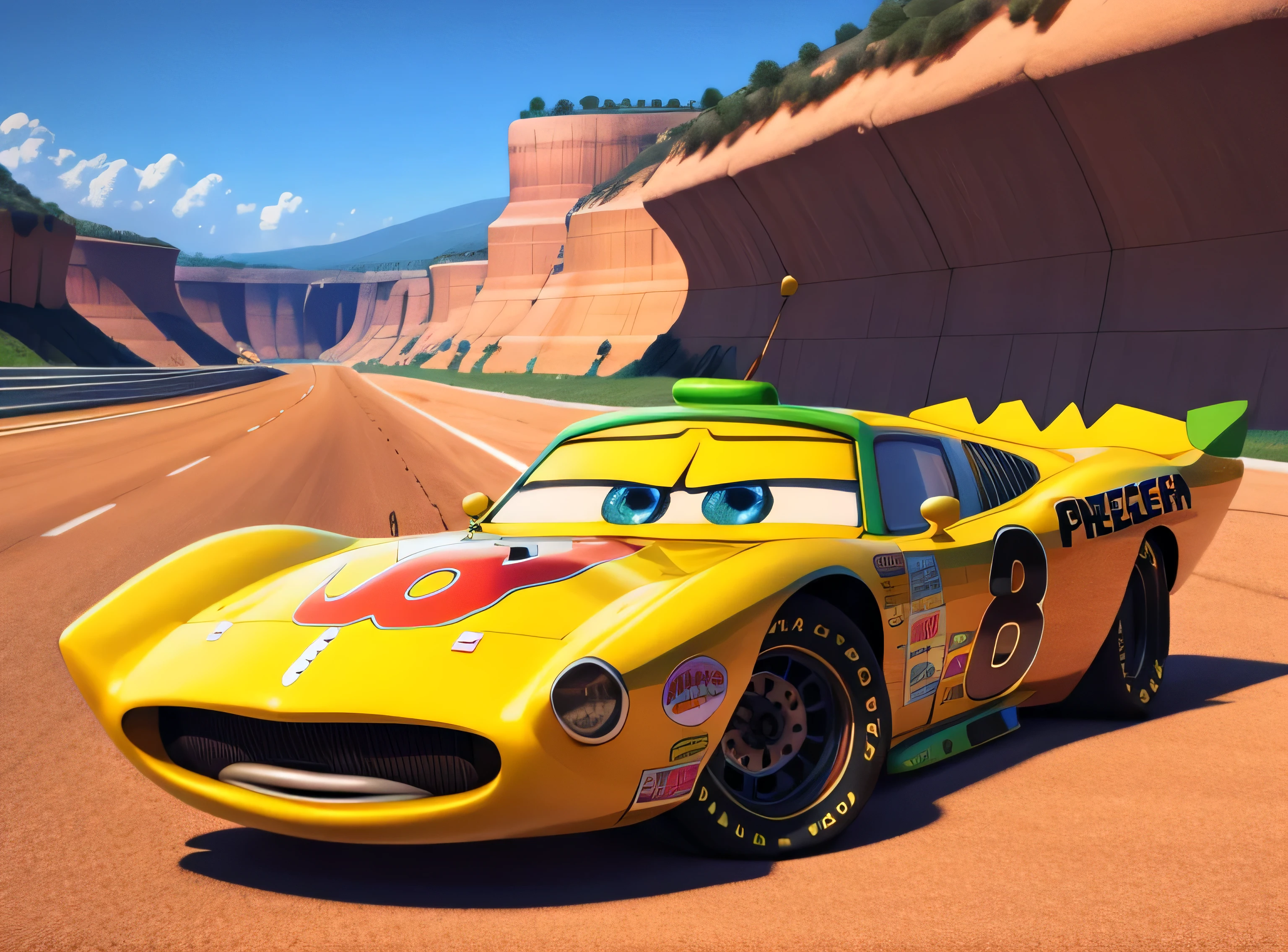 Cars 3 - lightning mcqueen - disney pixal - pixal - pixal - pixal - pixal -  pixal photo - SeaArt AI