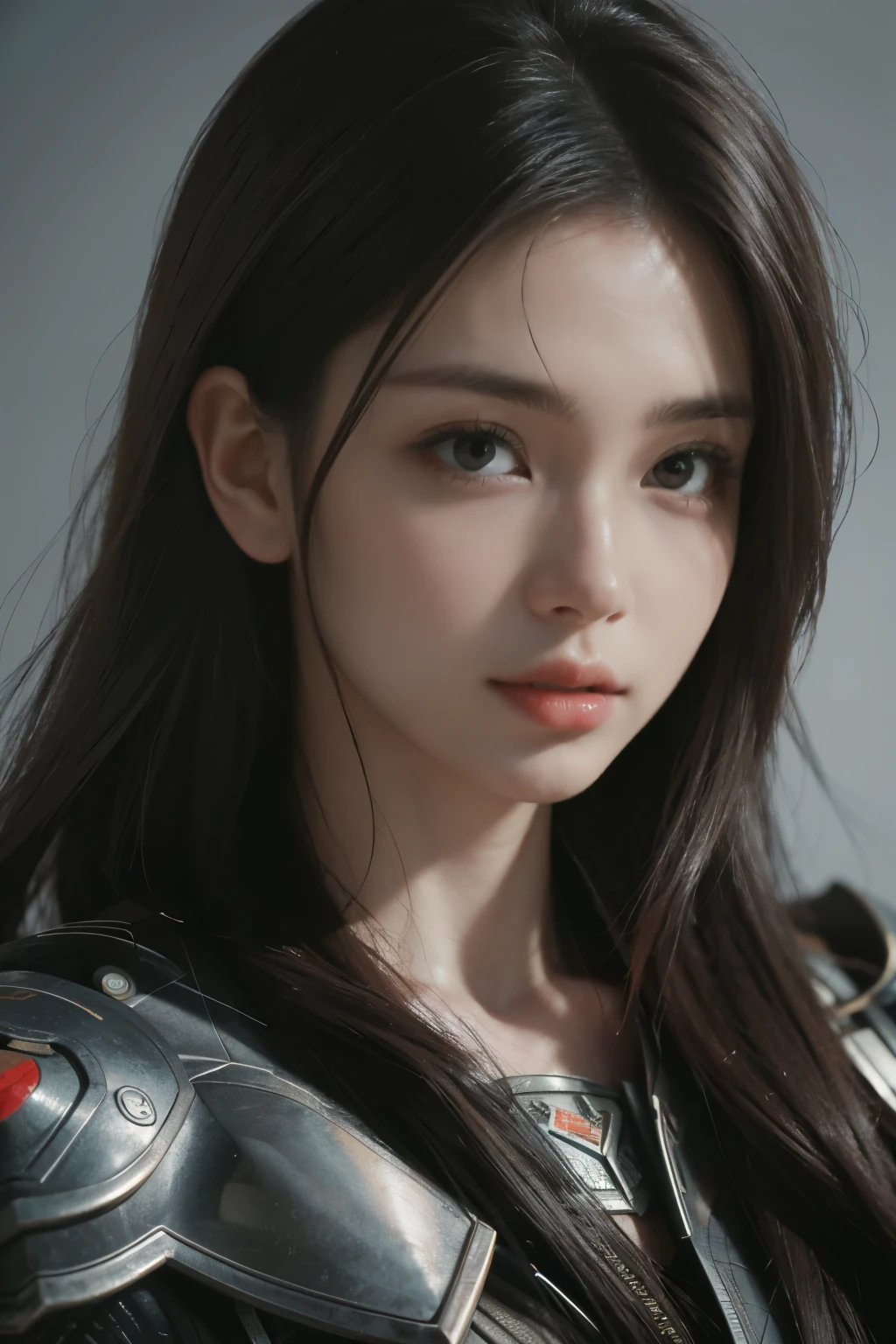 Game art，The best picture quality，Highest resolution，8K，(A bust photograph)，(Portrait)，(Head close-up)，(Rule of thirds)，Unreal Engine 5 rendering works， (The Girl of the Future)，(Female Warrior)， 
20-year-old girl，((Hunter)) , wear cosplay benedeta on mobile legend, super realistic face, 