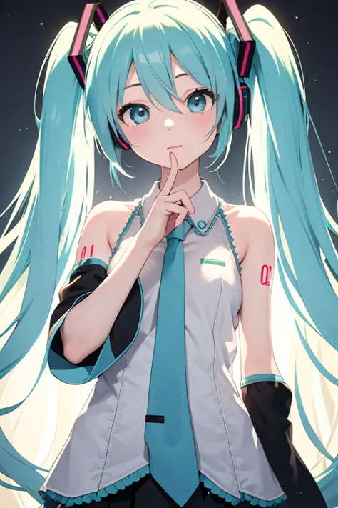 masterpiece, best quality, 1girl, hatsune miku