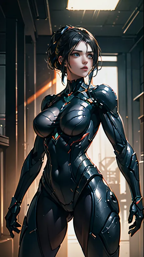 ((Best quality)), ((masterpiece)), (detailed:1.4), 3D, an image of a beautiful cyberpunk female,HDR (High Dynamic Range),Ray Tra...