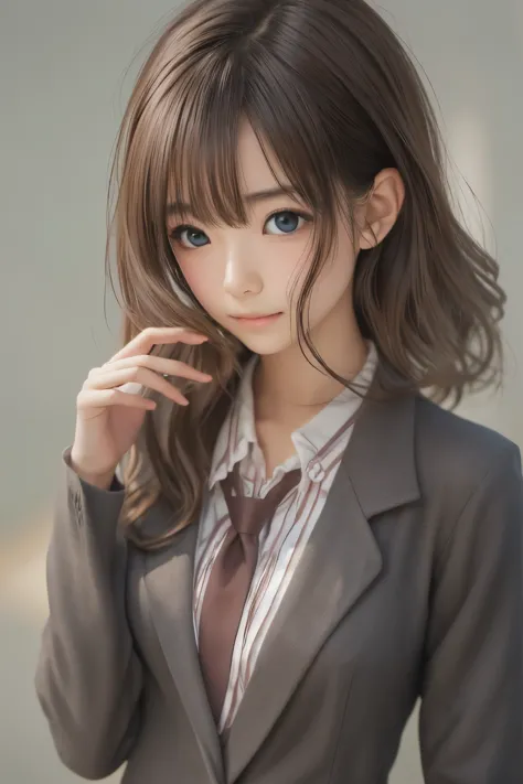 ((sfw: 1.4)), ((detailed face,  professional photography)), ((sfw, Business Professional Attire, 1 Girl)), Ultra High Resolution...