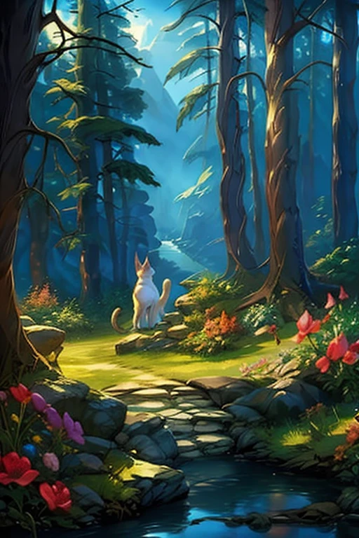 童话森林里的猫