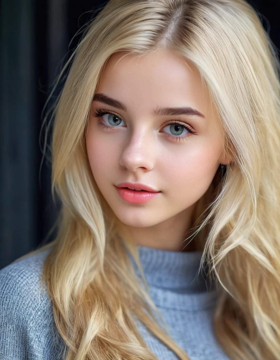 Beautiful 18 year old girl, cute blonde hair, lifelike skin texture -  SeaArt AI