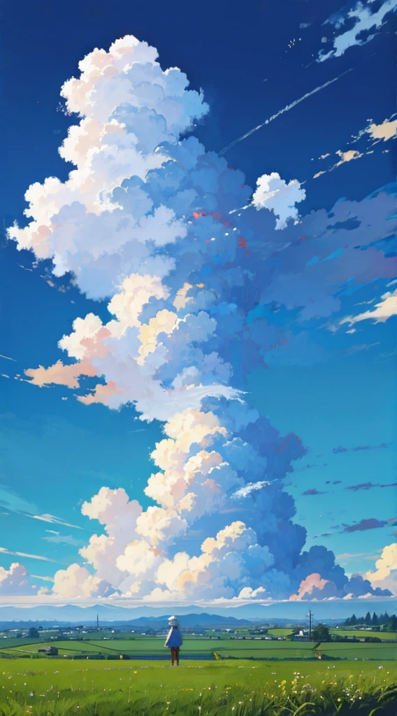 Anime-Serie,nostalgisch,Hohe Auflösung,Landschaft,klarer Himmel