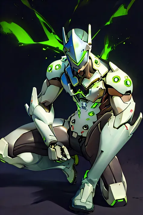 Genji Overwatch Lora Classic Blackwatch Royal سي آرت الذكاء الاصطناعي موديل 9019