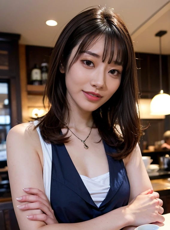 Beautiful, girlfriend,girl, wearing casual clothes,beautiful,love,best quality, masterpiece,high details,full body,in coffee shop,Sexy,gorgeous,good figure,super detail,best quality,fit,hot,smille look,in cafe