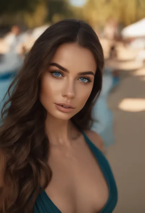 16 year old Paulina Porizkova, ultra-detailed face, ultra detailed blue  eyes - SeaArt AI