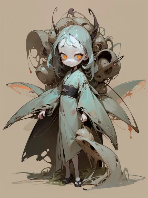 (,(masterpiece), (High resolution), (super delicate), (masterpiece: 1.2, highest quality), scribble, nightmare, doll-like face, ...