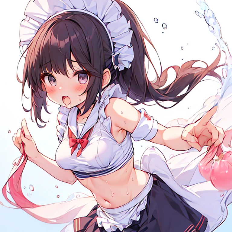 ((1 Japanese girl、aldult)), ( petite)), black hair、brown hair、masterpiece, 最high quality, high quality, Highly detailed 8K wallpaper,amusement park、Hard taming、tropical night、intense heat、heavy breathing、Breathing、Sweat、headdress、cute girls、Cute Maid、bold pose、(open your mouth wide、salivate)、big nipples、Waiting for orders、No correction、Mouth tingling、(girl、Classmate、squid belly、Pink rotor installed)、（No underwear）、beautiful flat chest、（Intense Sweat）、(Saliva volume:1.4）、(female primary school student、Cute belly、Prephysiological、Swelling belly、Pussy spread、Squirting）、（Stroking the stomach:2）、(A face that looks comfortable、beautiful face、Cute）、（Continuous Acme）、（Trembling in the lower back:2）、Life-size、in front of the camera、Walking with your legs together