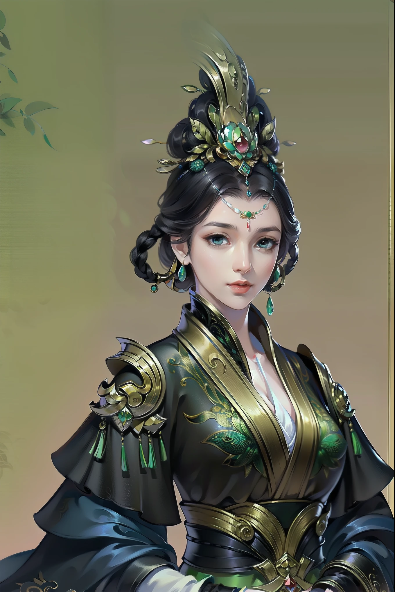 （masterpiece，super detailed，HD details，highly detailed art）1 woman，silk，Xian Xia，bust，alone，Highly detailed character designs from East Asia，Game character costume design，ultra high resolution, sharp focus, epic work, masterpiece, (Very detailed CG unified 8k wallpaper)，pretty face，beautiful eyes，HD details