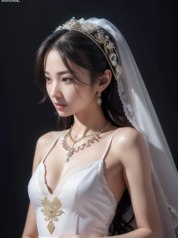 best quality, masterpiece, highres, 1girl,china wedding dress,hair ornament,necklace, jewelry,Beautiful face,slender, small breasts, tyndall effect,photorealistic, dark studio, rim lighting, two tone lighting,(high detailed skin:1.2), 8k uhd, dslr, soft lighting, high quality, volumetric lighting, candid, full body, high resolution, 4k, 8k, Bokeh