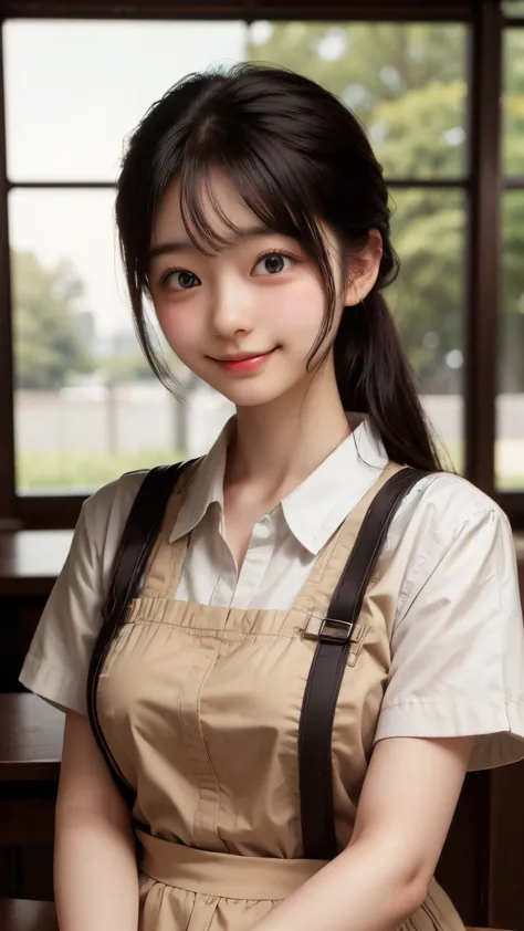 Best image quality, Focus, Soft light, Black hair, (Japanese)), (((Front, 15years old))), (Depth of field), Ultra high resolutio...