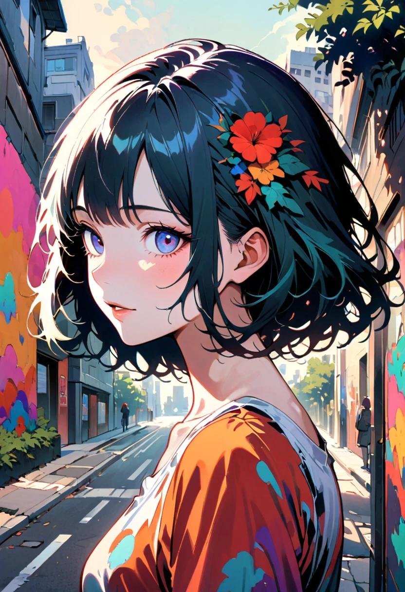 girl, surrounded by a dreamy and otherworldly atmosphere, hands brought together over heart, hair wrapping in the wind, long hair, happiness, pure, realistic, detailed background, (masterpiece, best quality, perfect composition, very aesthetic, absurdres, ultra-detailed, intricate details, Professional, official art, Representative work:1.3), (Animagine:0.01)