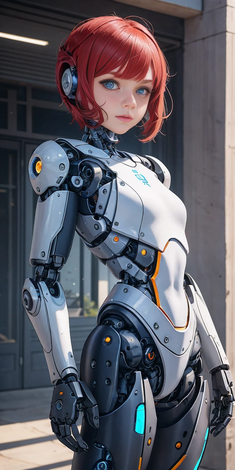 There is a woman in a robot suit posing next to an ancient building, Beautiful white girl half cyborg, Cute cyborg girl, Beautiful girl cyborg, Perfect Robot Girl, Cyborg girl, Young cyborg grady, Beautiful Female Robot, Beautiful robot woman, cyborg girl, perfect cyborg female, porcelain cyborg, Female robot, Beautiful cyborg images