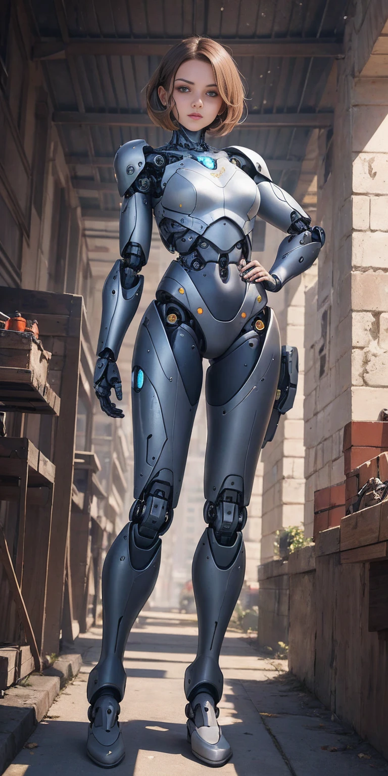 There is a woman in a robot suit posing next to an ancient building, Beautiful white girl half cyborg, Cute cyborg girl, Beautiful girl cyborg, Perfect Robot Girl, Cyborg girl, Young cyborg grady, Beautiful Female Robot, Beautiful robot woman, cyborg girl, perfect cyborg female, porcelain cyborg, Female robot, Beautiful cyborg images